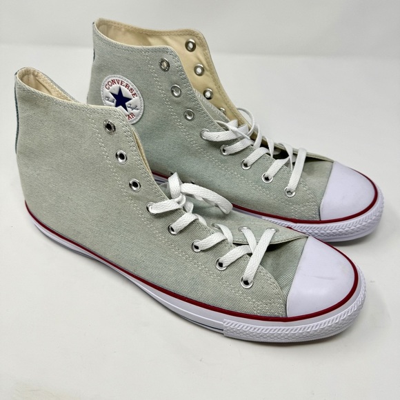 CONVERSE CHUCK TAYLOR ALL STAR HI SHOES Light Blue Denim - Picture 5 of 13